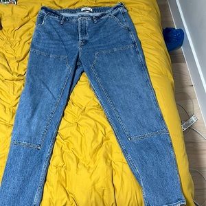 Selling new Abercrombie & Fitch size 16L (33) Dad High Rise Jeans